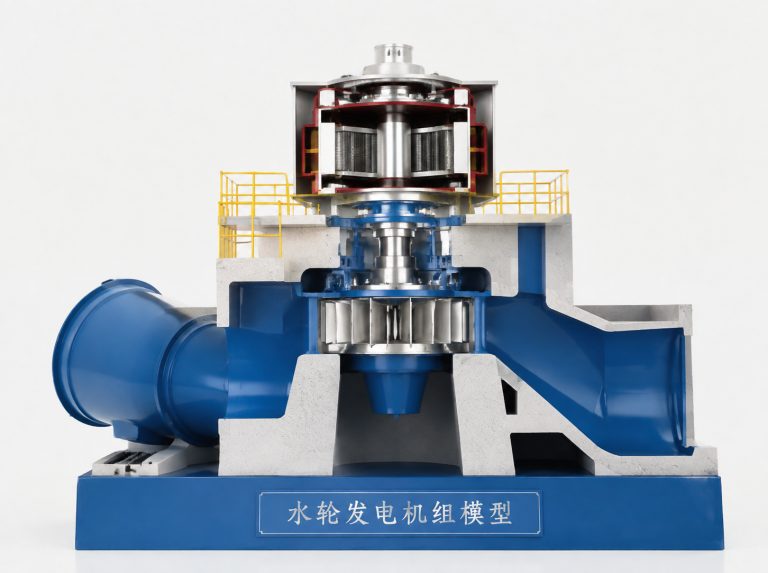 三沙水轮发电机组剖视模型